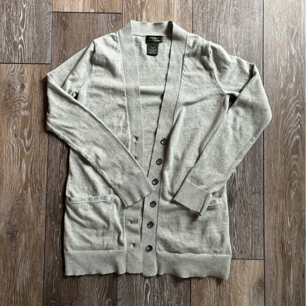 Eddie Bauer part cashmere sweater